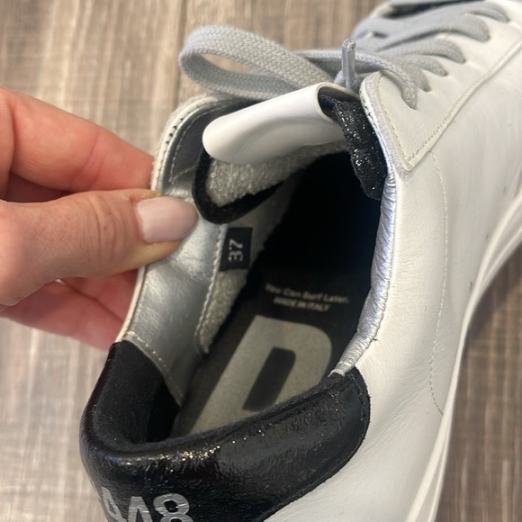 Women’s P448 John Houndstooth Sneaker Shoe White Pink Black Size 37/7 - Picture 11 of 11